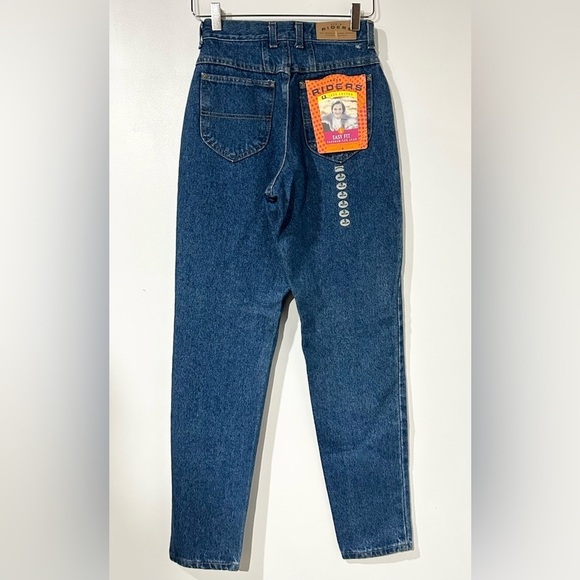 NWT Deadstock 90s Vintage Lee Riders Easy Fit Tapered Leg Jeans Med Wash 5 25 - Picture 1 of 8